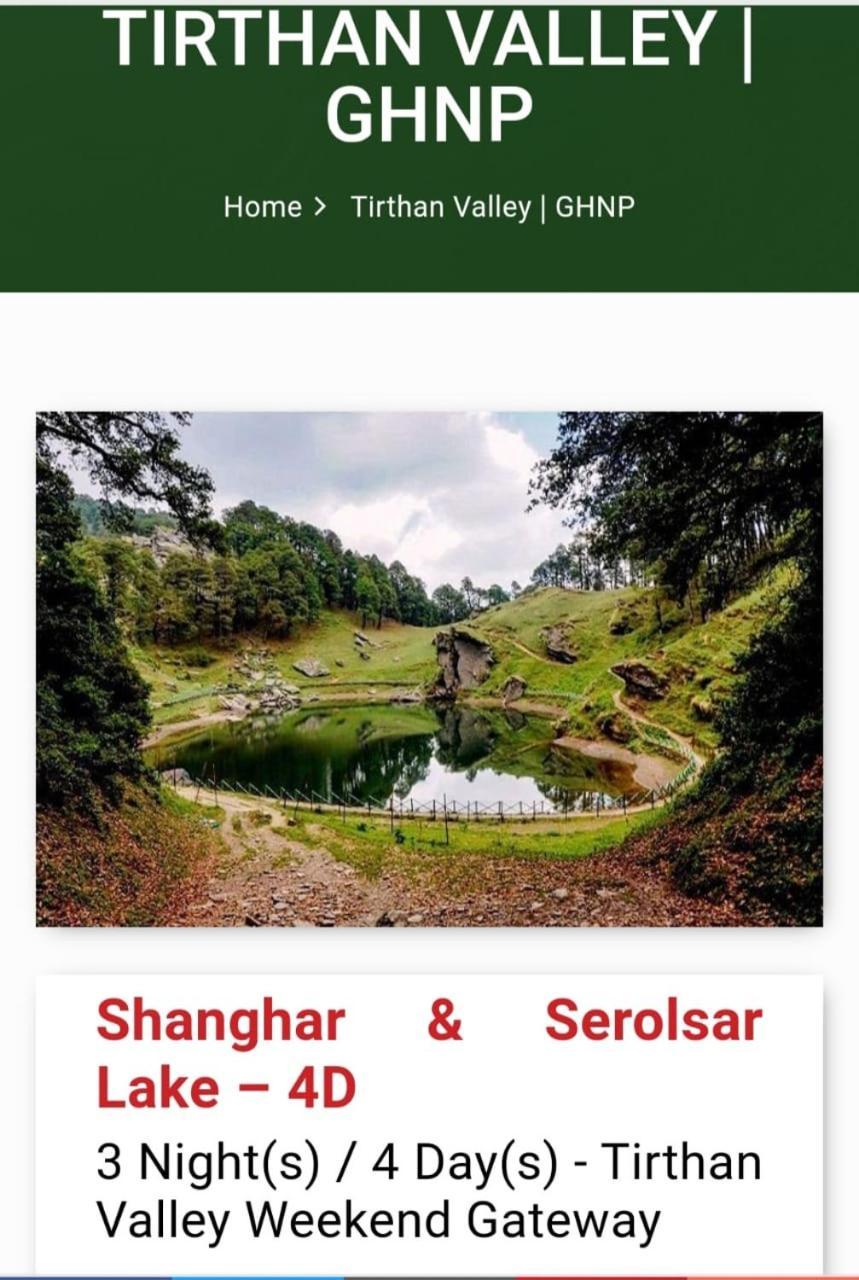 Tirthan Crest Homestay Banjār 外观 照片