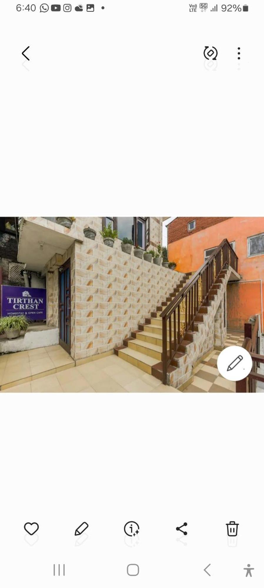 Tirthan Crest Homestay Banjār 外观 照片
